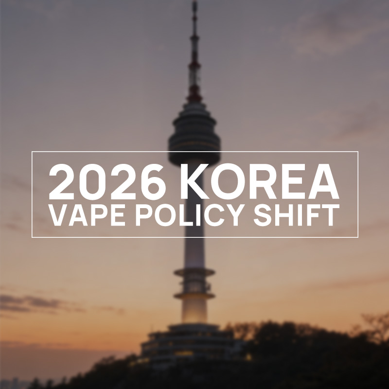 2026 South Korea Vaping Regulations: Synthetic Nicotine Tax and Regulatory Changes