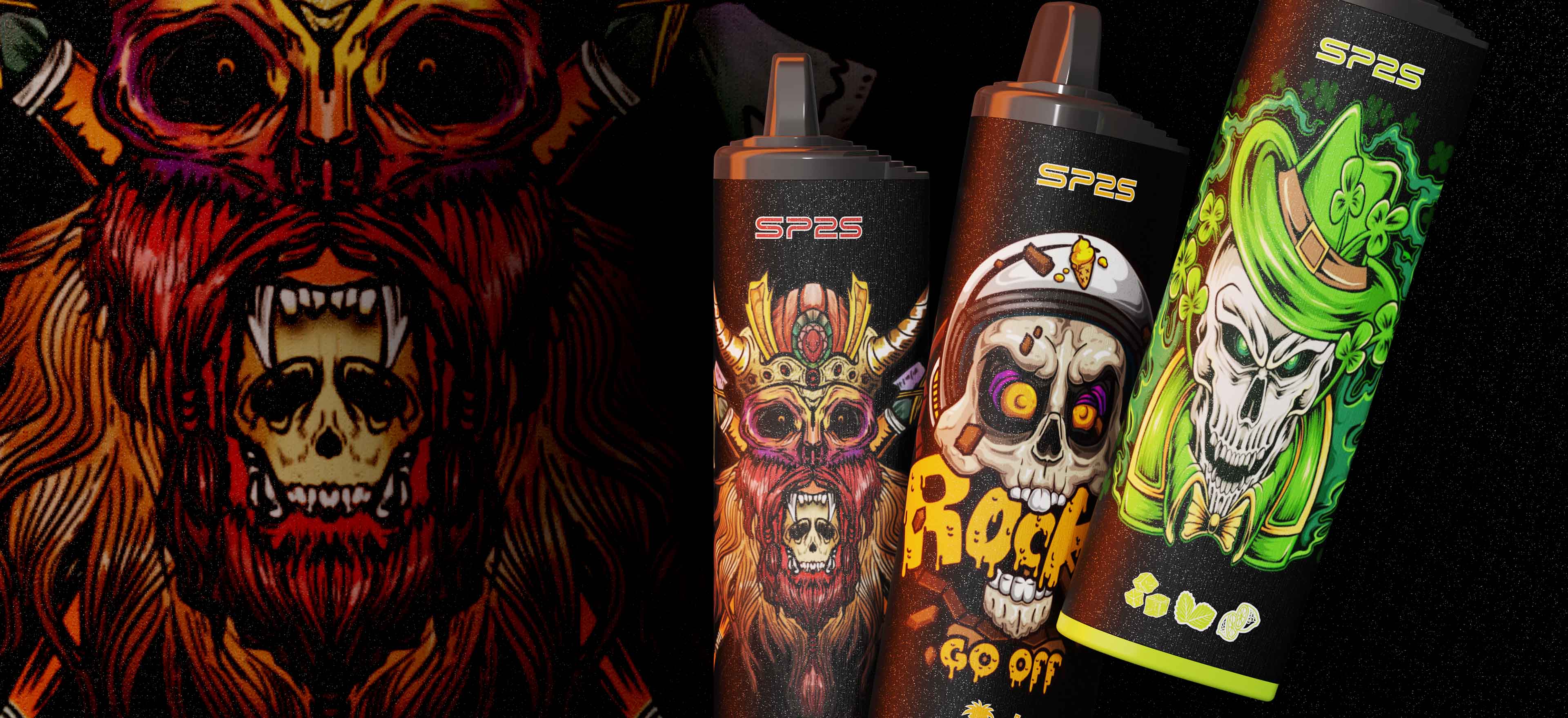 SP2S ARGEELA paint and silver dragon sticker craftsmanship