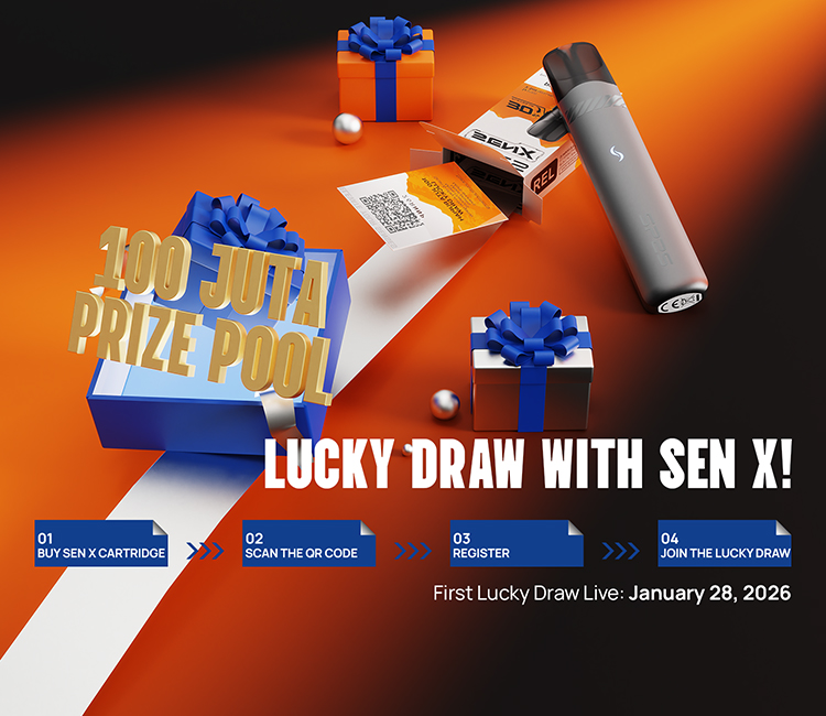 sp2s, sp2s indonesia lucky draw, sp2s sen x, sen x open pod kit, vape giveaway indonesia, sen x lucky draw, sp2s event indonesia, sp2s sen x rewards, one-time code registration