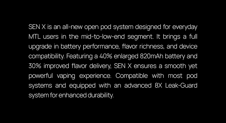 SP2S SEN X Product description