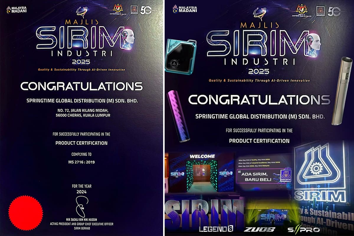 SP2S SIRIM Certification SP2S SIRIM Certification