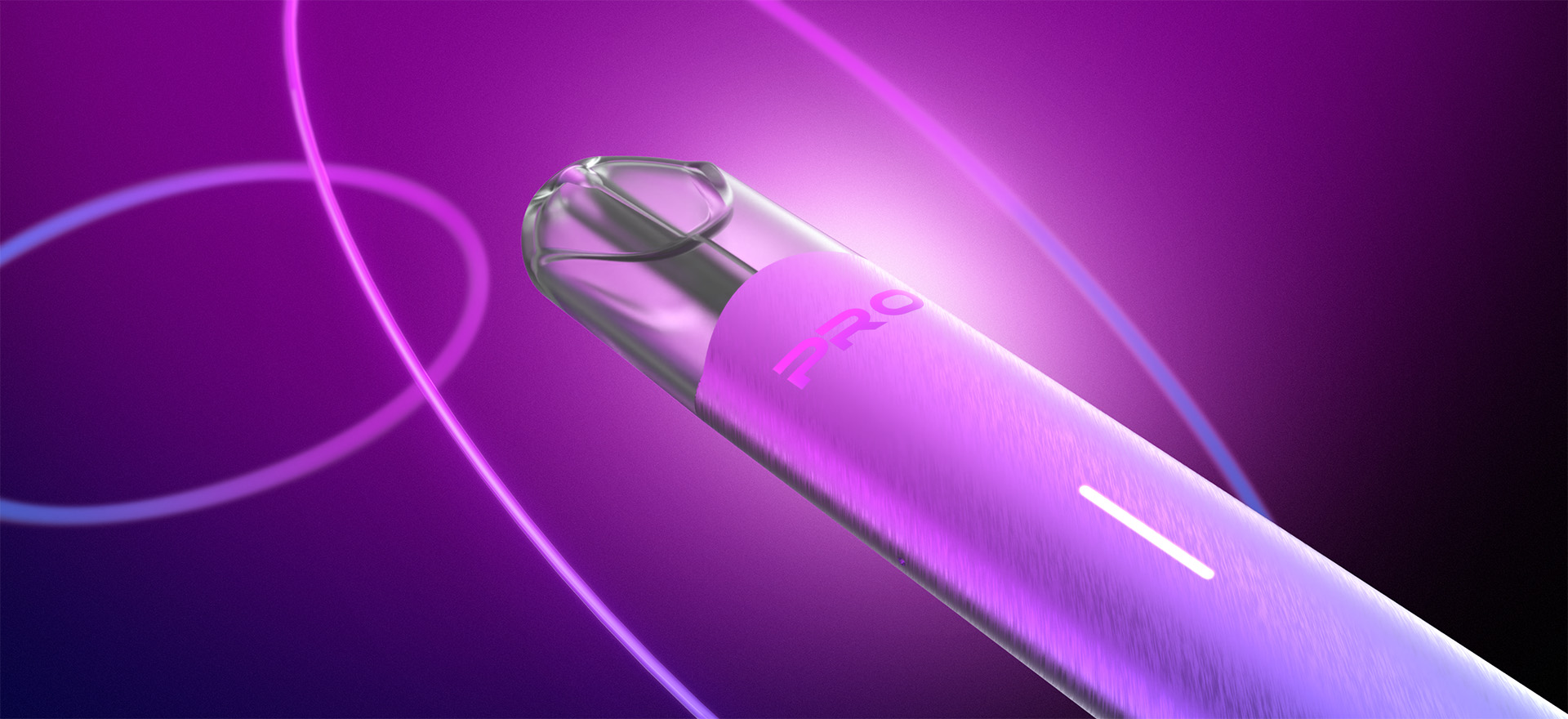  SP2S Spring Pro Closed Pod System showing simple LED light design with colorful effects indicating different battery levels