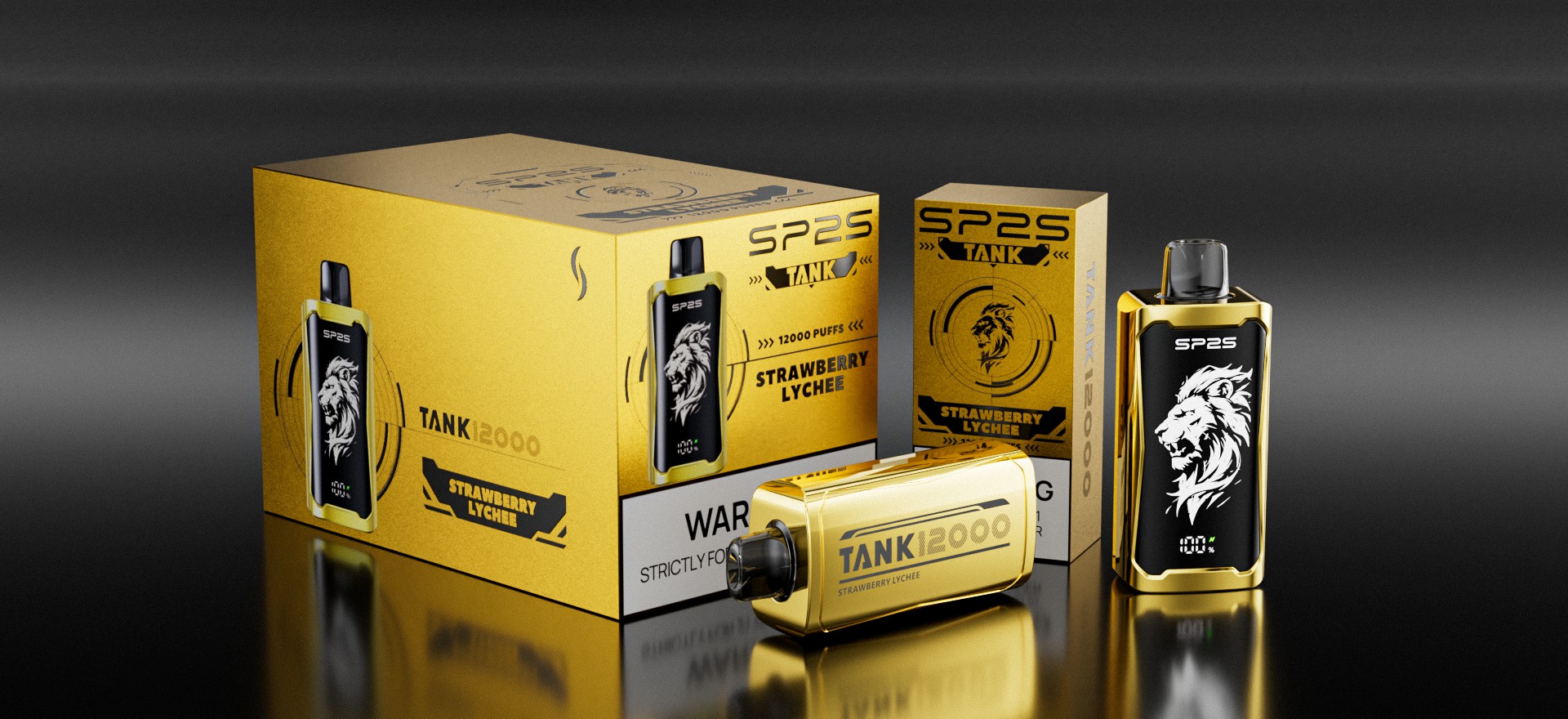 SP2S TANK 12000 Disposable Vape Product Packaging