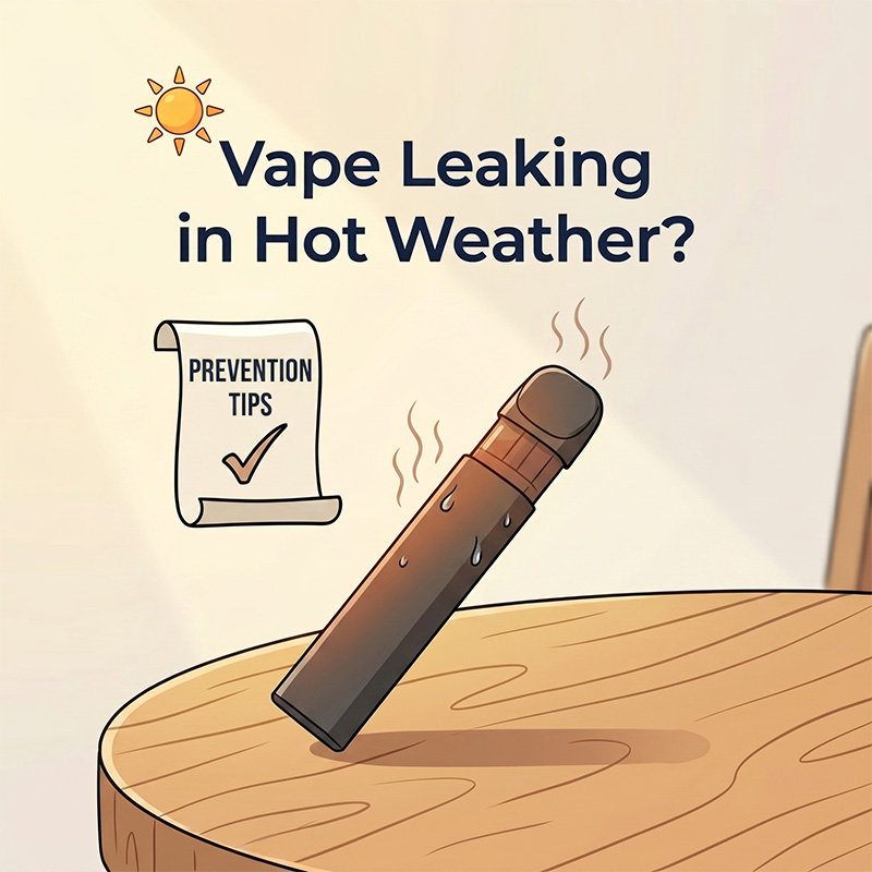 Vape Leaking in Hot Weather? Why It Happens & How to Fix It Fast