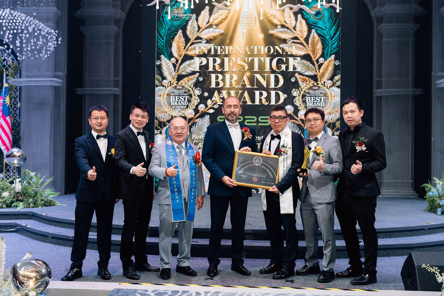 SP2S Wins the 13th International Prestige Brand Award - Award Ceremony SP2S Wins the 13th International Prestige Brand Award - Award Ceremony